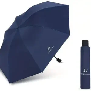 xbey 8 ribs umbrella for rain & uv protection | specially for man, woman & child 1pc umbrella (blue)