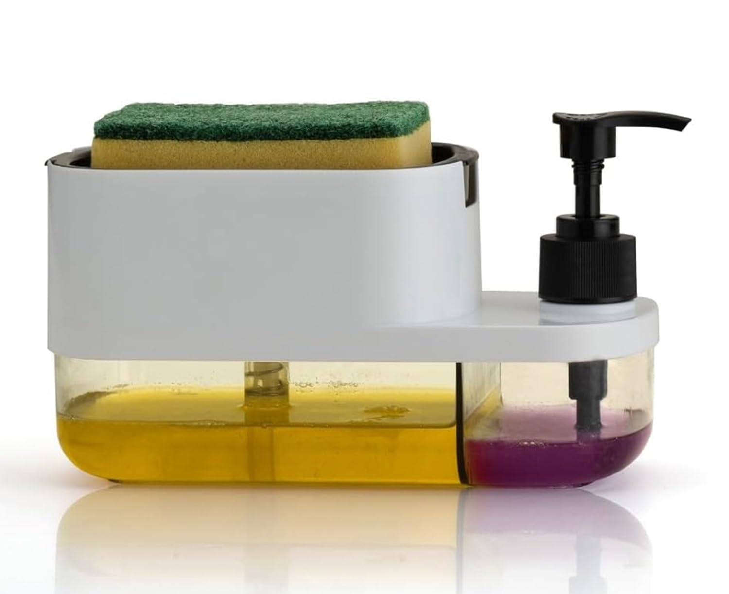 BENAVJI Outdoor Living 3 in 1 Liquid soap Dispenser with Sponge - Image 2