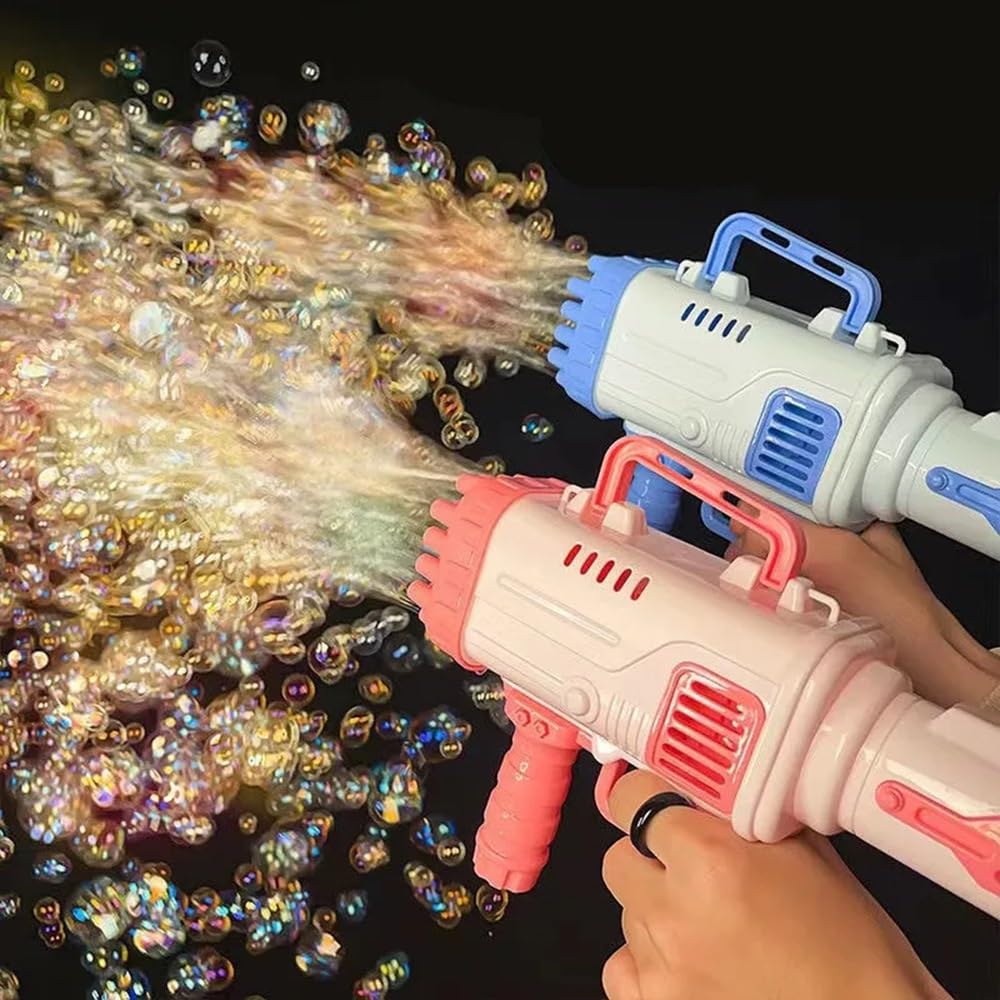 VGRASSP 32 Holes Bubble Maker Gatling Bubble Gun Machine - Image 3