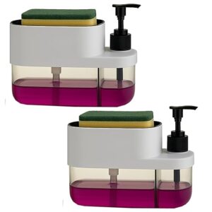 BENAVJI Outdoor Living 3 in 1 Liquid soap Dispenser with Sponge