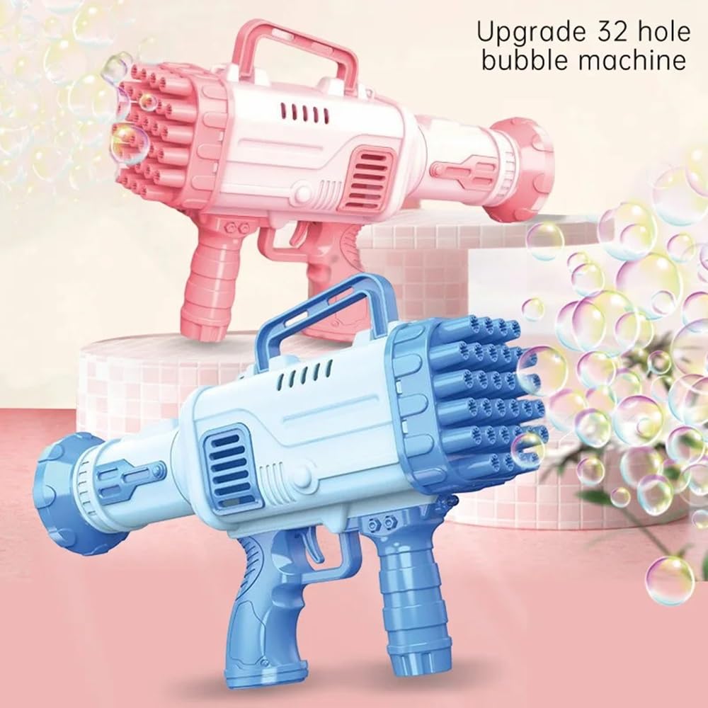 VGRASSP 32 Holes Bubble Maker Gatling Bubble Gun Machine - Image 4
