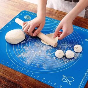 BARFILY Silicone Fondant Rolling Mat and Baking Sheet for Baking