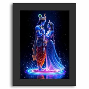 AANCHAL WORLD Radha Krishna Photo Frame