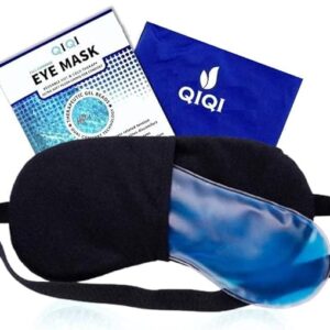 QIQI Mulberry Silk Cooling Gel Relaxing Eye Sleep Mask