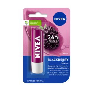 Nivea Women Lip Balm Blackberry Shine