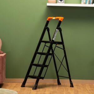 Bonkaso Climb Master 4-Step Foldable Heavy Duty Ladder