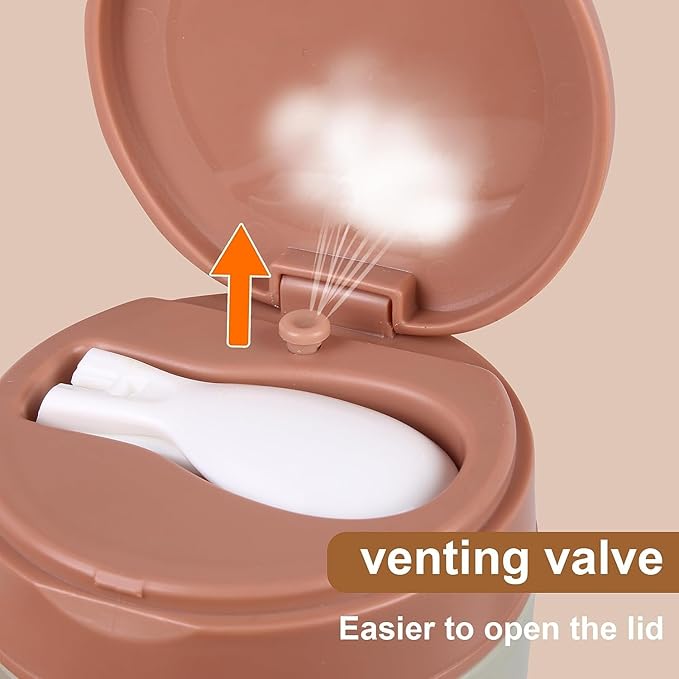 YELONA Stainless Steel Lunch Pot – 730ml (Baby Pink) - Image 3