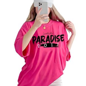 LEOTUDE Women Cottonblend Half Sleeve Oversized Regular Fit T-Shirts