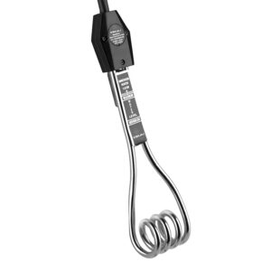 Bajaj Copper 1000W Immersion Rod Water Heater – ISI Approved (Black/Silver)
